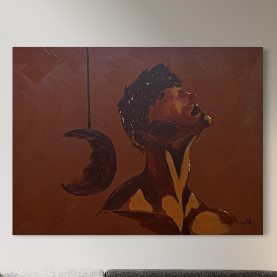 Beyond the moon 30” x 40”