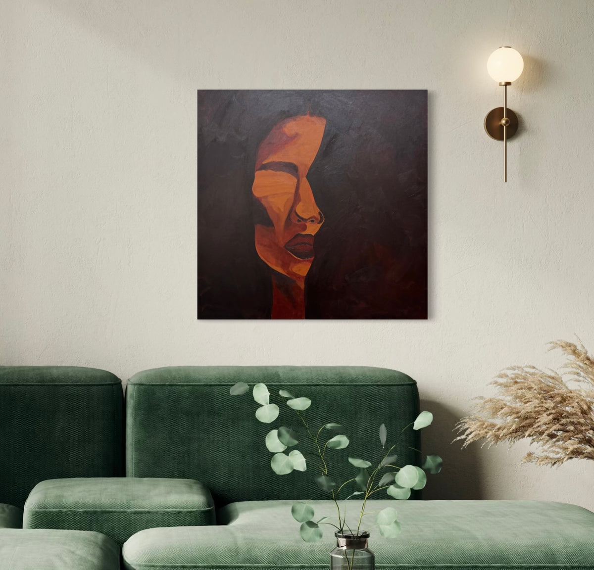 La Versión Que Callé Framed Canvas  Premium Print