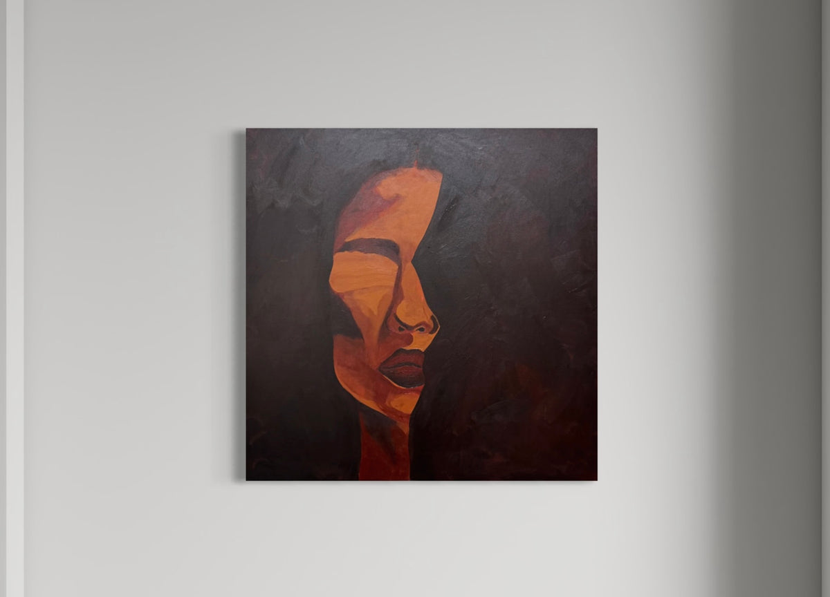 La Versión Que Callé Framed Canvas  Premium Print